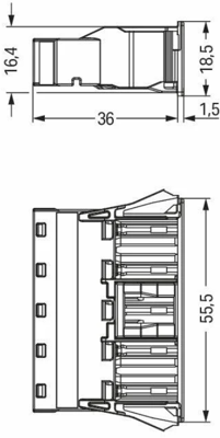 770-785/080-000 WAGO Gerätesteckverbinder Bild 2