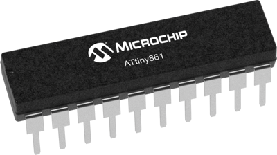 ATTINY861V-10PU Microchip Microcontroller