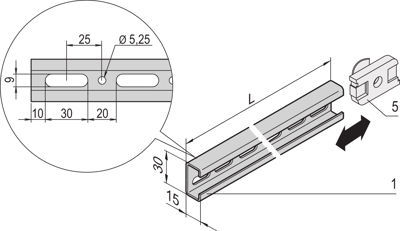 22114-460 SCHROFF Accessories for Enclosures