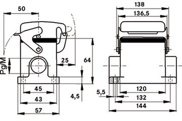 10109900 LAPP Housings for HDC Connectors Image 2