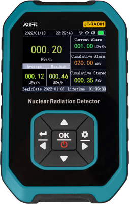 JT-RAD01 joy-iT Luxmeter, Schallpegelmesser, Magnetfeldtester Bild 2