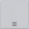 DELTA i-system Wippe mit Fenster für Kontroll-/Aus-/Wechselschalter, aluminiu..., 5TG6240