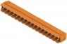 Stiftleiste, 17-polig, RM 5 mm, abgewinkelt, orange, 1581010000
