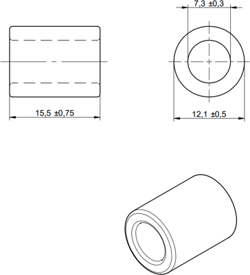 74270034 Würth Elektronik eiSos Ferrit-Kabelkerne Bild 2