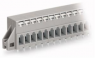 Leiterplattenklemme, 2-polig, RM 5 mm, 0,08-2,5 mm², 16 A, Käfigklemme, grau, 741-132