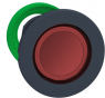 Frontelement, beleuchtbar, rastend, Bund rund, rot, Einbau-Ø 30.5 mm, ZB5FH043