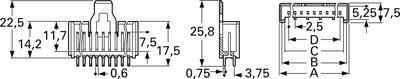 2,5 MSFQ 13 Lumberg PCB Connection Systems Image 3