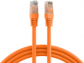 Patchkabel, RJ45-Stecker, gerade auf RJ45-Stecker, gerade, Cat 6A, U/UTP, PVC, 0.5 m, orange