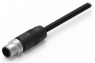 Sensor-Aktor Kabel, M12-Kabelstecker, gerade auf offenes Ende, 4-polig, 2 m, PVC, schwarz, 5 A, 643652120304