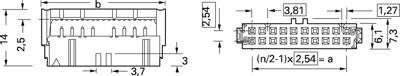 2-1393531-6 AMP PCB Connection Systems