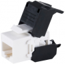 RJ45 Keystone, Cat 6A, Buchse auf Kabel, gerade, BS08-10038