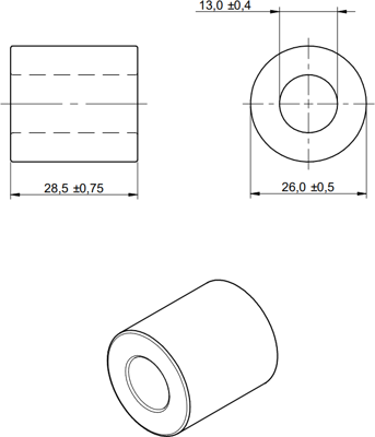 742700790 Würth Elektronik eiSos Ferrit-Kabelkerne Bild 2