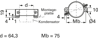 B44030A0065B000 EPCOS Zubehör (Elektrolyt Kondensatoren) Bild 2