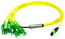 LWL-Kabel, MT/MPO auf LC, 1 m, OS2, Singlemode 9/125 µm