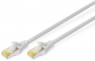 Patchkabel, RJ45-Stecker, gerade auf RJ45-Stecker, gerade, Cat 6A, S/FTP, LSZH, 15 m, grau