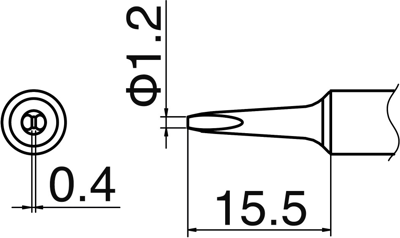 T18-S9 Hakko Lötspitzen, Entlötspitzen und Heißluftdüsen Bild 2