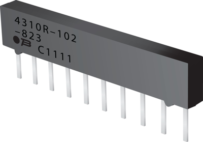 4308R-101-154LF Bourns Electronics GmbH Resistor Networks