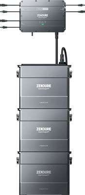 ZDSPVH2000 + ZDAB2000*3 Zendure Powerbanks, Zusatzakkus