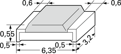 RL2512FR-070R010L Yageo SMD Widerstände