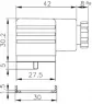 KA132000B9 Atam DIN Valve Connectors