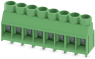 Leiterplattenklemme, 8-polig, RM 6.35 mm, 0,2-6,0 mm², 32 A, Schraubanschluss, grün, 1713927