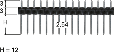 10067463 Fischer Elektronik Steckerstifte für Leiterplatten Bild 2