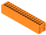 Leiterplattenklemme, 16-polig, RM 5 mm, 0,12-2,5 mm², 20 A, Federklemmanschluss, orange, 1330610000