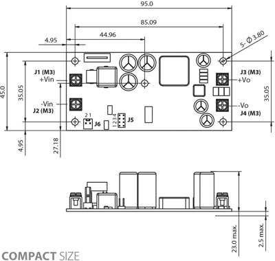 DC160WS Bicker Elektronik DC/DC-Wandler Bild 2