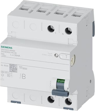 5SV3322-4KK60 Siemens FI Circuit Breakers Image 1