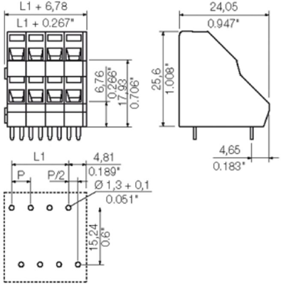 1764870000 Weidmüller PCB Terminal Blocks Image 2