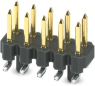Stiftleiste, 10-polig, RM 2.54 mm, gerade, schwarz, 1156914
