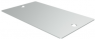 Aluminium Schild, (L x B) 58 x 34.8 mm, silber, 100 Stk