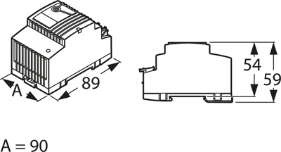 PEL 230/24-4 Block Hutschienen-Netzteile Bild 2