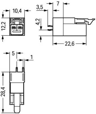 890-872 WAGO Gerätesteckverbinder Bild 2