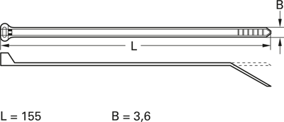 BT1.5I-C Panduit Kabelbinder Bild 5