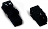 Stecker, 2-polig, Push-in, 0,25-1,5 mm², schwarz, 890-212/342-000