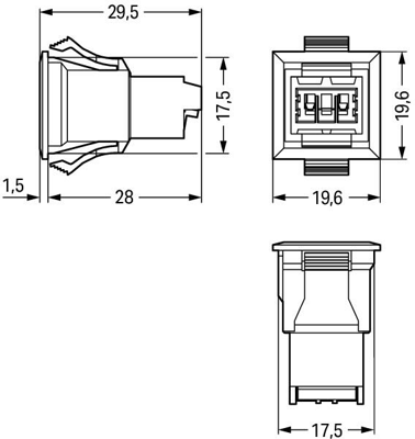 893-2032 WAGO Gerätesteckverbinder Bild 2