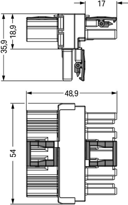 770-672 WAGO Gerätesteckverbinder Bild 2