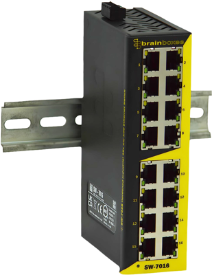 SW-7016 BRAINBOXES ETHERNET-Switches Bild 1