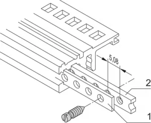 30845-253 SCHROFF Gehäusezubehör