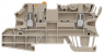 Trenn- und Messtrenn Reihenklemme, Schraubanschluss, 0,5-4,0 mm², 20 A, 8 kV, dunkelbeige, 1143000000