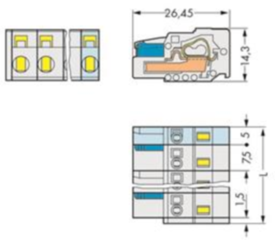 721-203/026-000 WAGO Steckverbindersysteme Bild 2