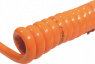 PUR Spiralleitung H05BQ-F 3 x 1,0 mm², ungeschirmt, orange