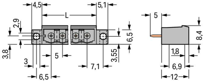 231-144/040-000 WAGO PCB Connection Systems Image 2