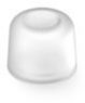 Dichtkappe, rund, (L) 16.2 mm, schwarz, für Drucktaste, 5.52.008.101/0100