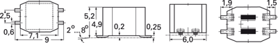 B82790C0105N240 TDK (EPCOS) Fixed Inductors Image 2