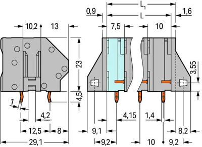 745-1353 WAGO PCB Terminal Blocks Image 2