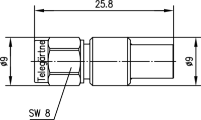 100024807 Telegärtner Koaxial Adapter Bild 2