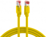 Patchkabel, RJ45-Stecker, gerade auf RJ45-Stecker, gerade, Cat 6A, S/FTP, LSZH, 0.5 m, gelb