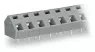 Leiterplattenklemme, 2,5 mm², RM 7,5/7,62 mm, 16-polig, Ex-e-geeignet, CAGE CLAMP®, Brückung, grau